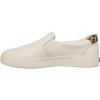 Keds Womens Pursuit Slip on(White/Leopard Leather)