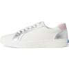 Keds womens Pursuit Lace Up(Snow White/Silver/Mauve Leather)