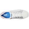 Keds womens Pursuit Lace Up(Snow White/Silver/Mauve Leather)