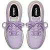 LABEL™ Go-to Low Lace-up Women’s Sneakers – Suede & Leather Fabric – EVA Footbed – Lace Over Tongue Closure(Lavender/Sail)