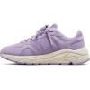LABEL™ Go-to Low Lace-up Women’s Sneakers – Suede & Leather Fabric – EVA Footbed – Lace Over Tongue Closure(Lavender/Sail)
