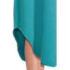 Mod-O-Doc Women’s Short Sleeve Maxi Shirttail Crew Neck Dress(Belize)