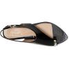 Naturalizer Women’s 27 Edit Via Sandal(Black Leather)