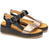 PIKOLINOS Wedge Sandals Leather Alzira for Woman(Black)