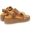 PIKOLINOS Wedge Sandals Leather Alzira for Woman(Brandy)