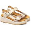 PIKOLINOS Wedge Sandals Leather Alzira for Woman(Marfil)