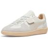 PUMA Womens Palermo Sneakers(Warm White/Alpine Snow/Cashew)