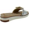 Sam Edelman Women’s Ariane Slide Sandal(Soft Silver Specchio)