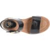 Sofft womens BaliSandal(Black Crinkle Patent)