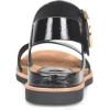 Sofft womens BaliSandal(Black Crinkle Patent)