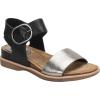 Sofft womens BaliSandal(Black/Anthracite Toscana/Cow Metallic)