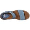 Sofft womens BaliSandal(Denim Blue Suede)