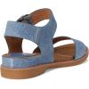 Sofft womens BaliSandal(Denim Blue Suede)