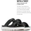 Sorel Women’s Viibe Twist Slide Sandals(Black  Sea Salt)