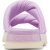Sorel Women’s Viibe Twist Slide Sandals(Euphoric Lilac  Honey White)