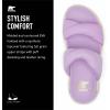 Sorel Women’s Viibe Twist Slide Sandals(Euphoric Lilac  Honey White)
