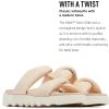 Sorel Women’s Viibe Twist Slide Sandals(Nova Sand  Chalk)