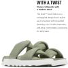 Sorel Women’s Viibe Twist Slide Sandals(Safari  Stone Green)
