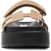Steve Madden Women’s Bigmayven Wedge Sandal(Taupe Suede)
