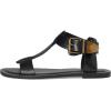 Steve Madden Women’s Brazzin Sandal(Black Leather)