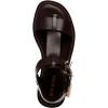 Steve Madden Women’s Brazzin Sandal(Brown Leather)
