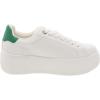 Steve Madden Womens Rockaway(White/Green)