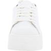 Steve Madden Womens Rockaway(White/Silver)