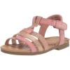 Blowfish Malibu Girl’s Sabini-t Flat Sandal(Rosegold Soft Sand Glitter/Cosmic/Cheeky Pink)
