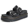 Dr. Martens Unisex Myles Black Brando Sandal(Black Brando)