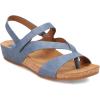 Eurosoft by Sofft Women’s Gianetta Flat Sandal(Chambray)