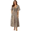 Lilly Pulitzer Clairanne Elbow Sleeve Maxi(Macadamia Big Pattern Play)