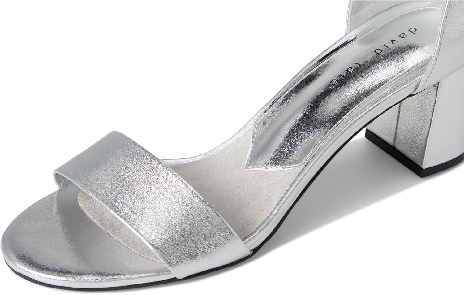 imageDavid Tate Womens Timeless Heeled SandalSilver