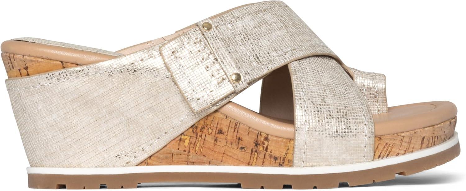 imageDonald J Pliner Womens Irini Wedge SandalPlatino