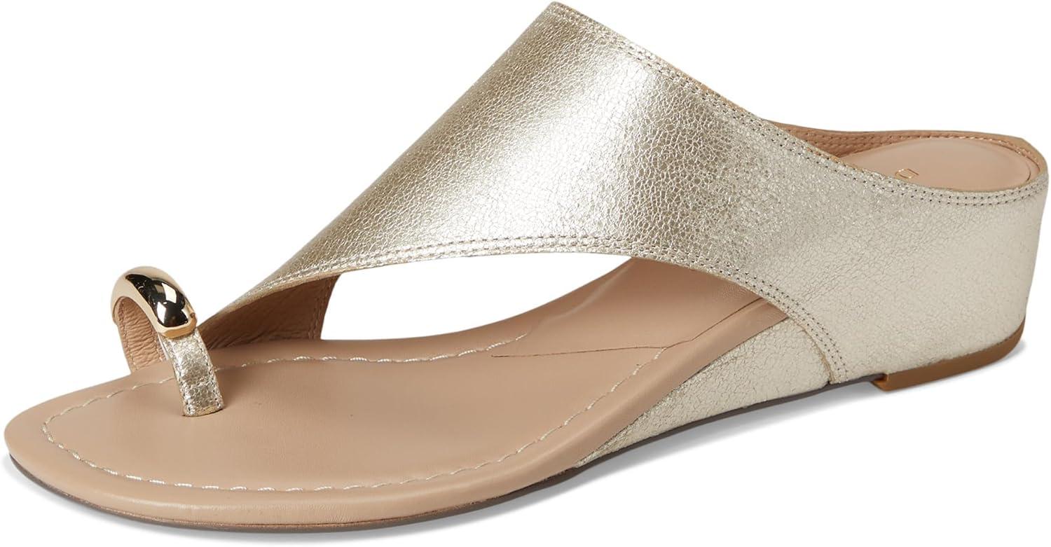 imageDonald J Pliner Womens Vesna Wedge SandalPlatino