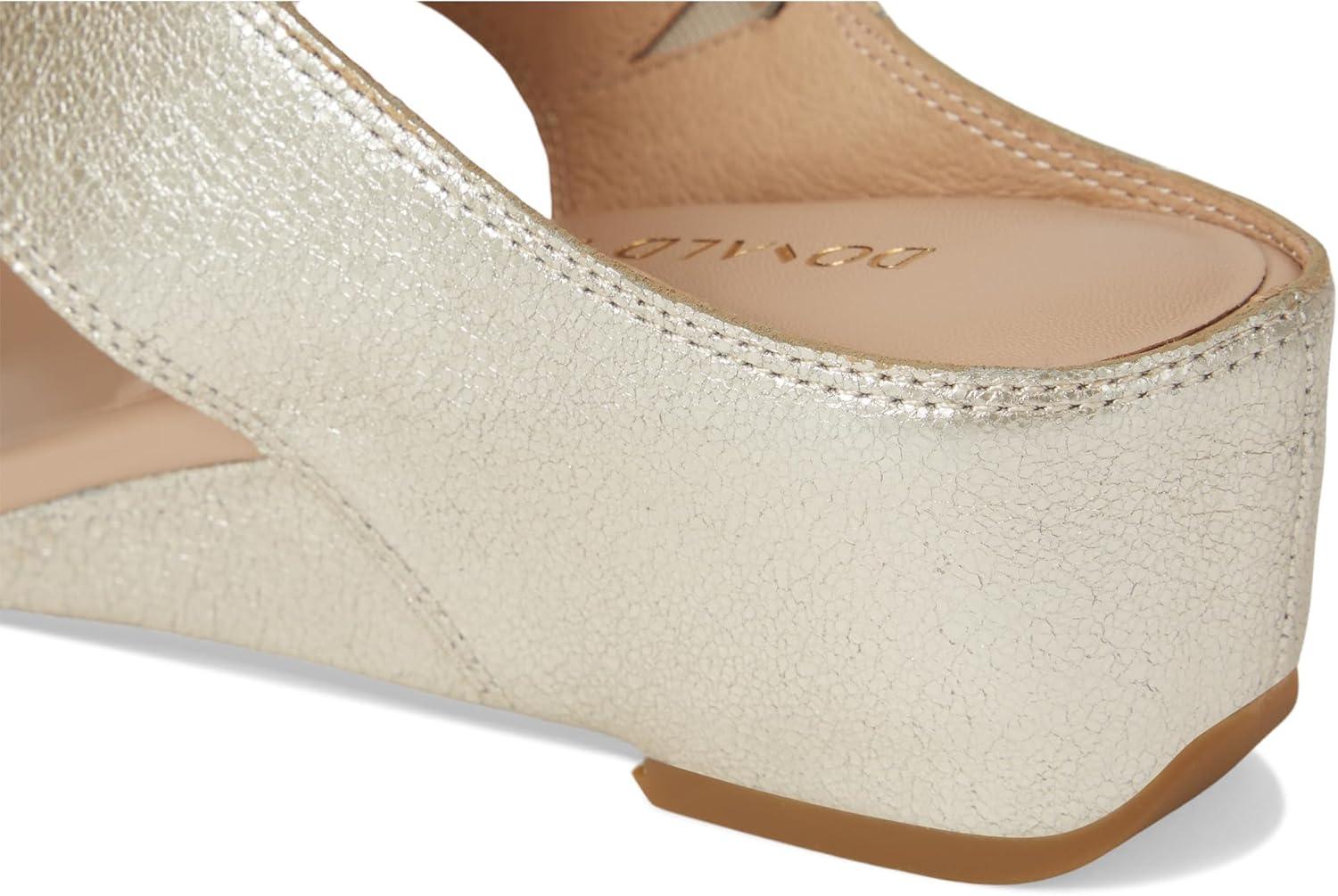 imageDonald J Pliner Womens Vesna Wedge SandalPlatino