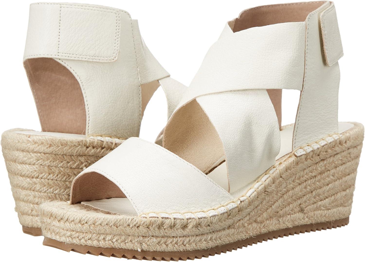 imageEileen Fisher Womens Willow Espadrille Wedge SandalBone