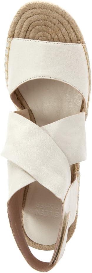imageEileen Fisher Womens Willow Espadrille Wedge SandalBone Tumbled Leather