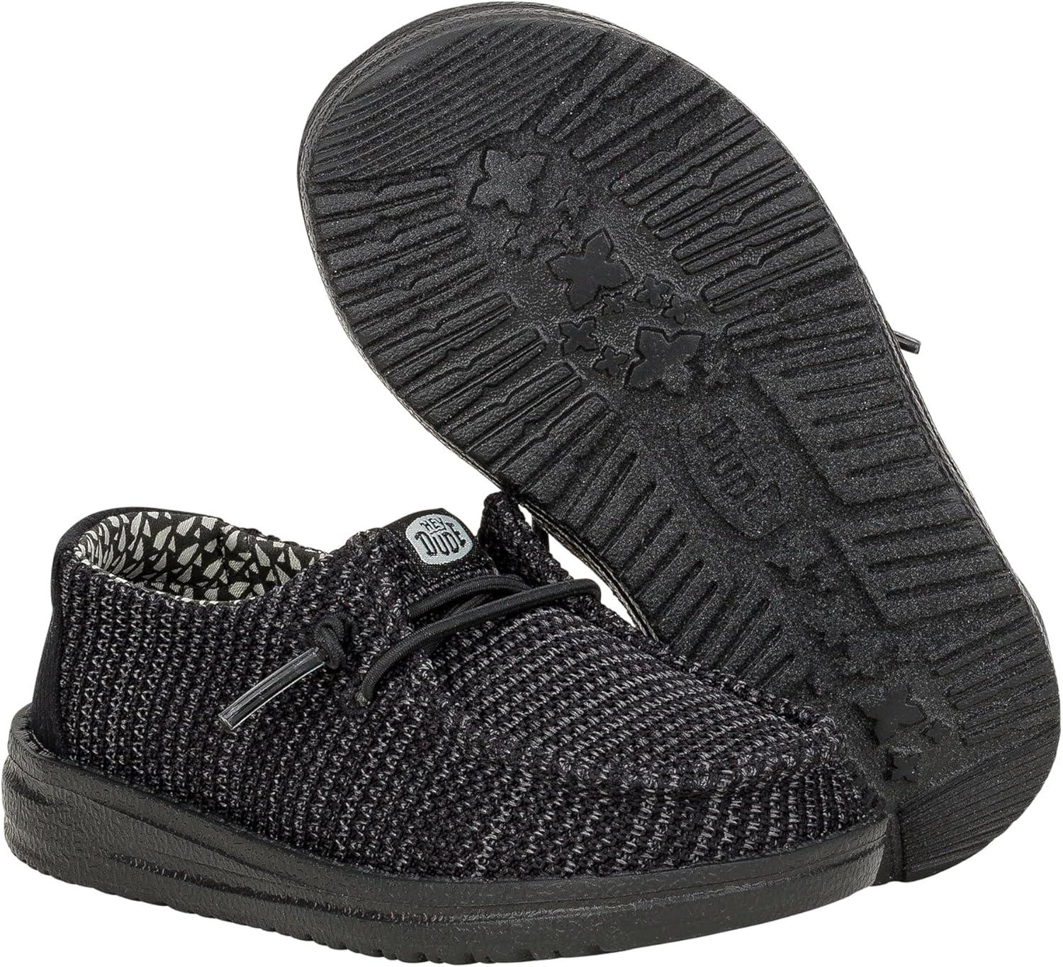 imageHEYDUDE BabyGirls Wendy Stretch Mesh ToddlerBlack