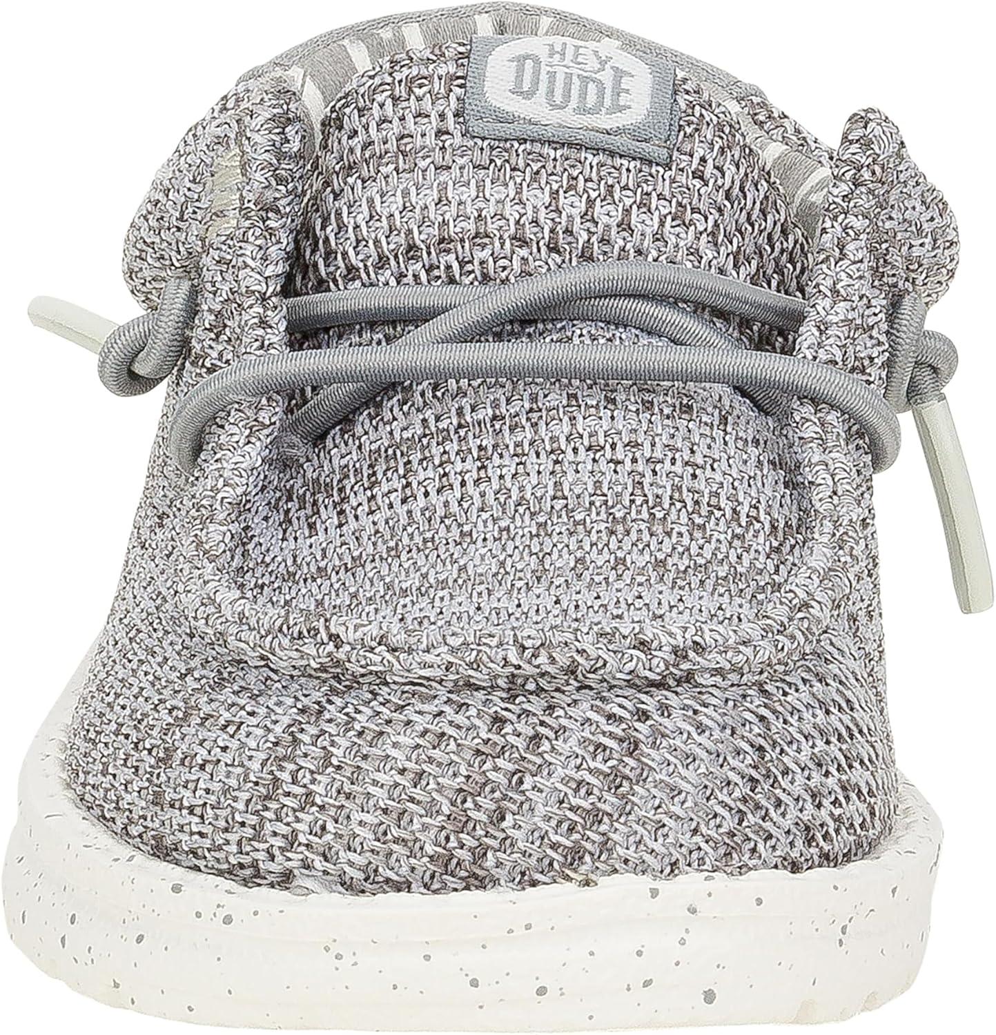 imageHEYDUDE BabyGirls Wendy Stretch Mesh ToddlerLight Grey