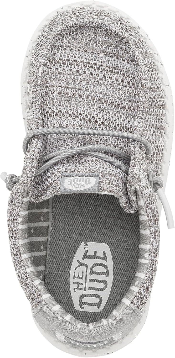 imageHEYDUDE BabyGirls Wendy Stretch Mesh ToddlerLight Grey