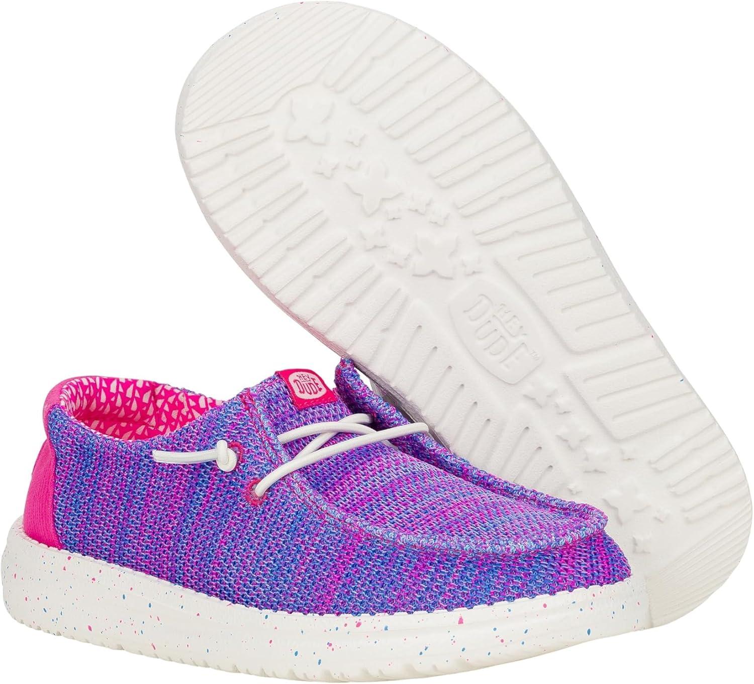 imageHEYDUDE BabyGirls Wendy Stretch Mesh ToddlerPink Multi