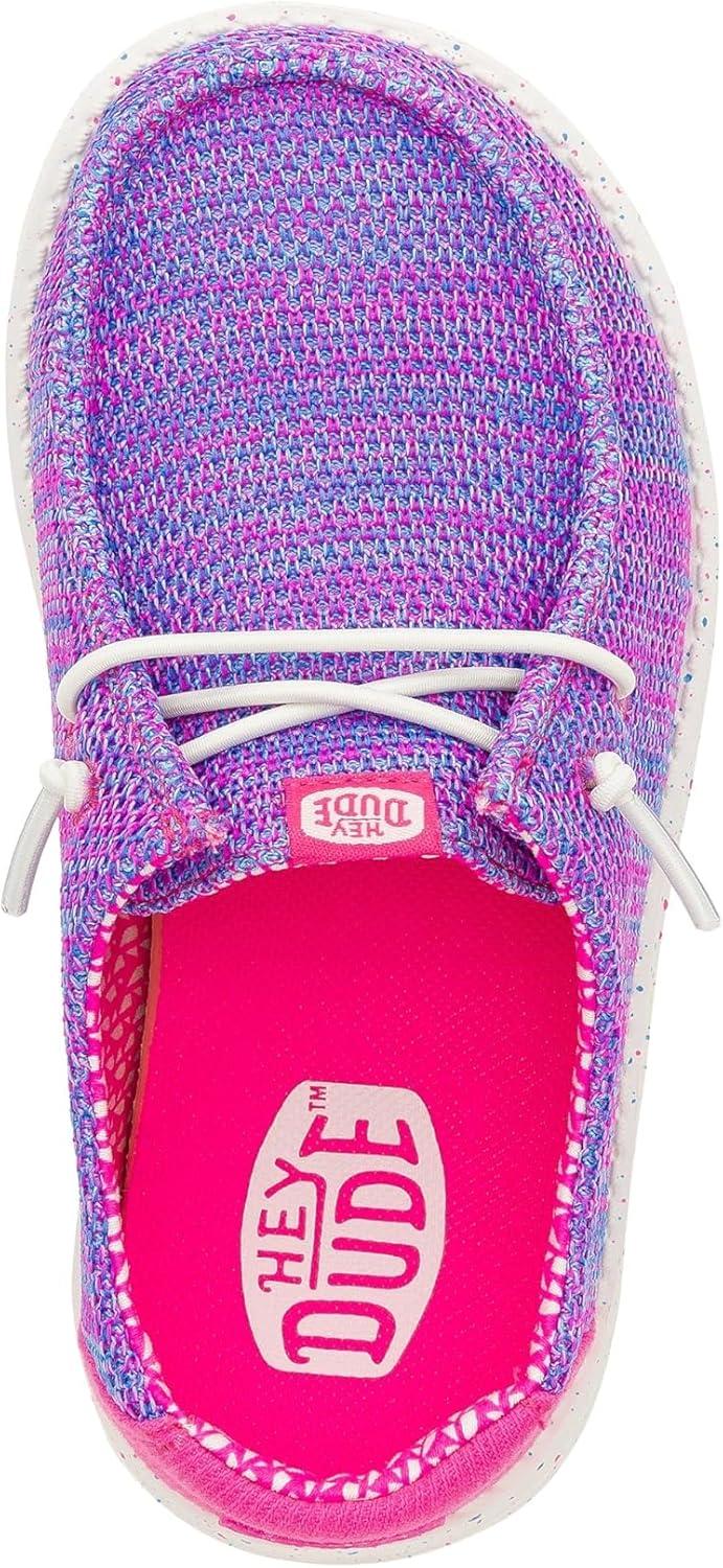 imageHEYDUDE BabyGirls Wendy Stretch Mesh ToddlerPink Multi