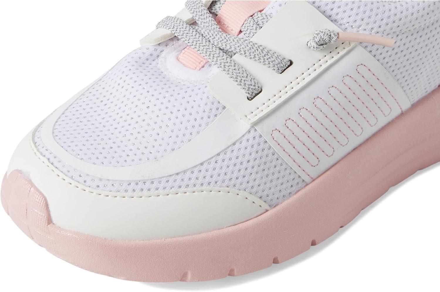 imageHEYDUDE Womens Sirocco Play Pearl Ombre Little Big Kid SneakerWhitePink