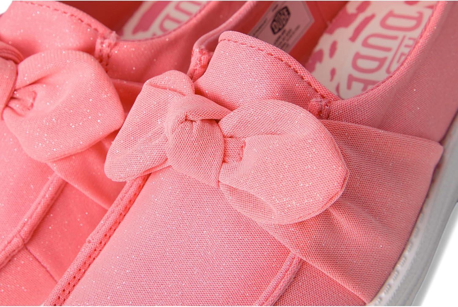 imageHEYDUDE Womens Wendy Bow Stardust Little Big Kid LoaferPink