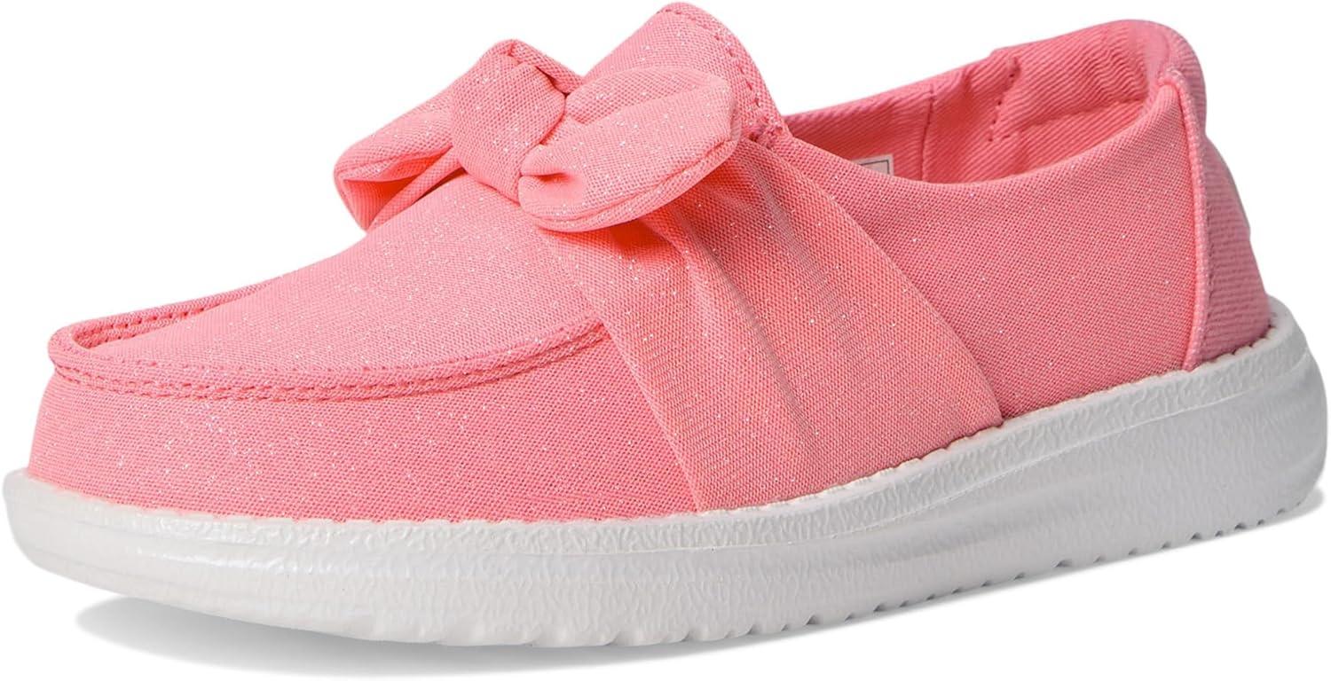 imageHEYDUDE Womens Wendy Bow Stardust Little Big Kid LoaferPink