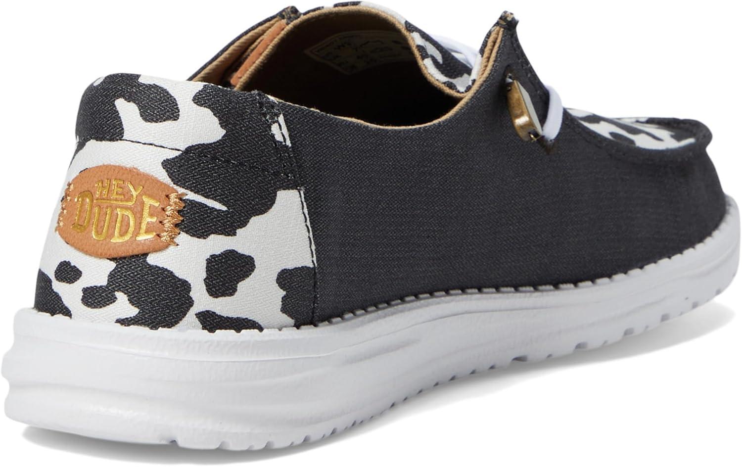 imageHey Dude Womens Wendy AnimalBlackCow