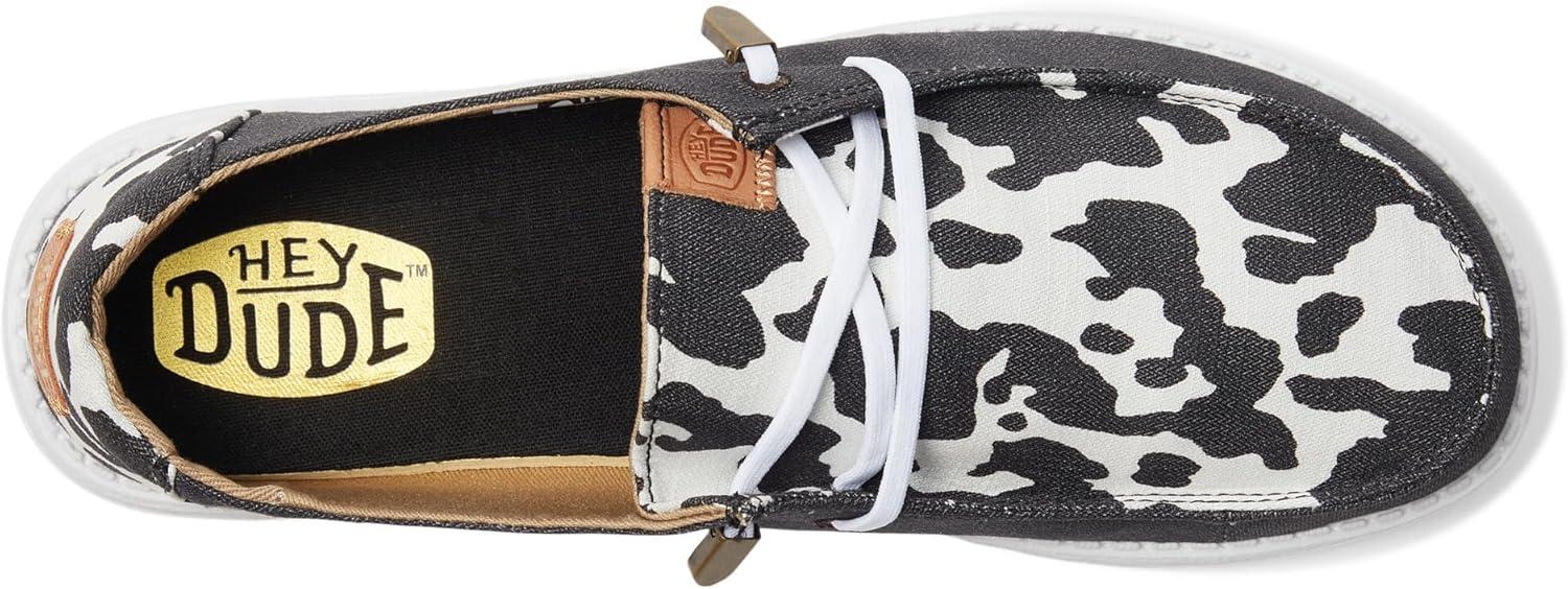 imageHey Dude Womens Wendy AnimalBlackCow