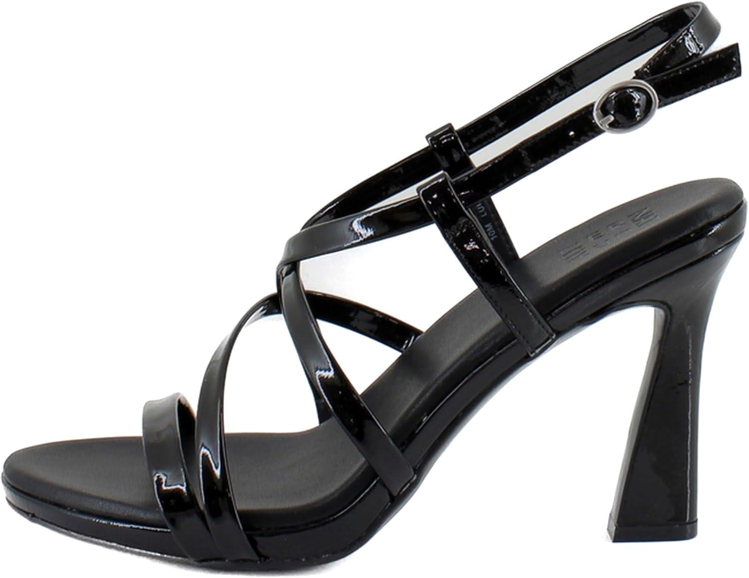 imageNaturalizer Womens Luisa Heeled Dress SandalBlack Patent Leather