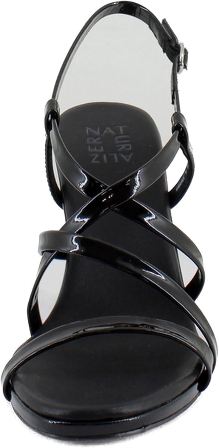imageNaturalizer Womens Luisa Heeled Dress SandalBlack Patent Leather