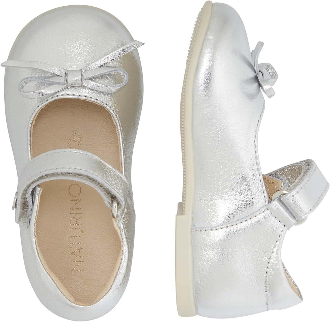 imageNaturino Girls Ballet ToddlerLittle KidSilver 2